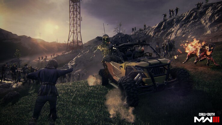 Call of Duty: Modern Warfare 3 will also feature an open-world zombie multiplayer mode. (Source: Microsoft)