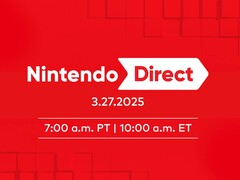 Nintendo Direct March 27th banner (Image source: Nintendo of America)