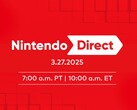 Nintendo Direct March 27th banner (Image source: Nintendo of America)