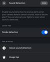 The upcoming Philips Hue Secure smoke alarm sound detection feature. (Image source: Philips Hue)