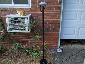 RTK antenna in action