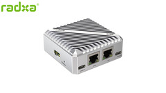 Radxa E20C can be configured with up to 4 GB of RAM and 32 GB of eMMC storage (Image source: Radxa - edited)