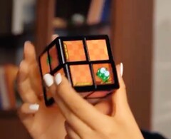The WOWCube has 24 small screens and ships with a bunch of puzzle games (Image source: Cubios)