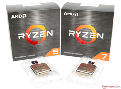 AMD Ryzen 9 5900X and AMD Ryzen 7 5800X in review. Review units provided by AMD Germany