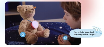 Interactive storytelling allows children to participate in building stories (Image source: Haivivi)