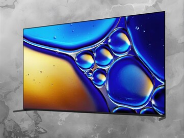 Sony Bravia 8 II OLED TV front shown at angle (Image source: Sony with edits)