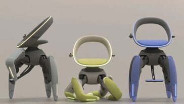 Toyota's Walk Me autonomous four-legged chair (Image source: Toyota)