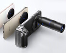 The Vivo X300 Pro with its camera kit accessory attached. (Image source: Vivo - edited)