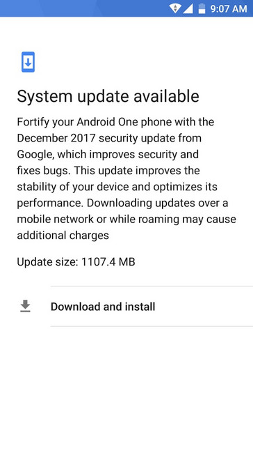 Xiaomi Mi A1 Android Oreo update available details