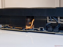 The RTX 4080 Super Gaming OC uses a total of nine copper heatpipes