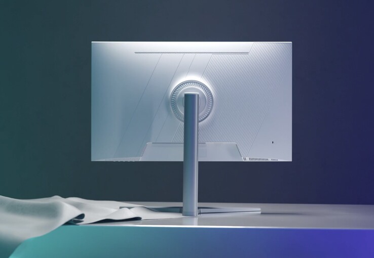 The JapanNext 6K monitor sports an elegant, yet interesting design language.