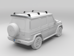 The upcoming Mercedes G-Class EQ apparently remains true to the boxy look of the G-Class. (Image source: Mercedes-Benz)