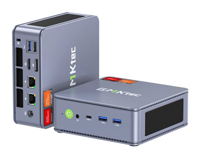 NucBox K6: Mini PC with two fans and powerful AMD Ryzen 7 7840HS