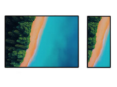 A concept of how the Galaxy tri-fold could look in its unfolded and folded states. (Image source: PandaFlashPro)