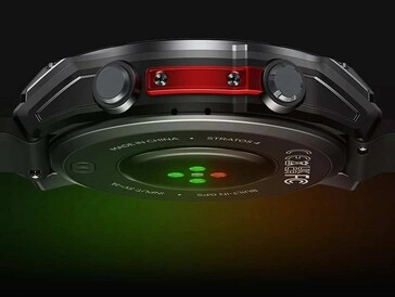 The heart rate sensor is optical (Image source: Zeblaze)