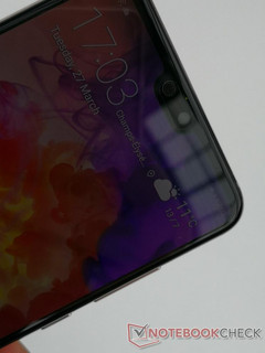 Huawei P20 series notch. (Source: NotebookCheck)