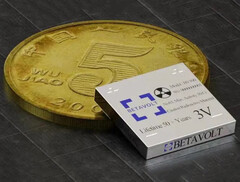 A micro nuclear reactor smaller than a coin. (Image Source: Betavolt)