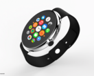 Concept image of what a round-faced Apple Watch could look like. (Source: Alcion Design)