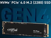 Amazon currently sells the spacious 2TB variant of the Crucial P3 Plus PCIe 4.0 SSD for just US$124.99 (Image: Crucial)