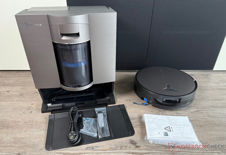 Scope of delivery of the Ecovacs Deebot X11 OmniCyclone