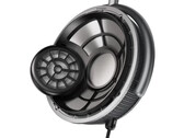 The Grell OAE2 open-ear headphones use angled transducers to better simulate musical performances.