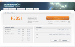 3DMark 11 (plugged in)