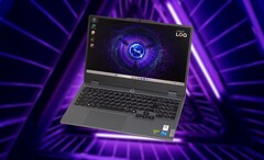 The Lenovo LOQ 15IRX9 gaming laptop has upgradable RAM and storage. (Image source: Lenovo, Sandro Katalina on Unsplash, edited)