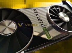 First look of the NVIDIA GeForce RTX 2070 Super GPU. (Source: Videocardz)