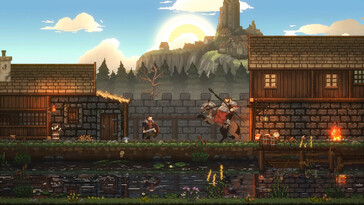 An image showing two characters in Sons of Valhalla.