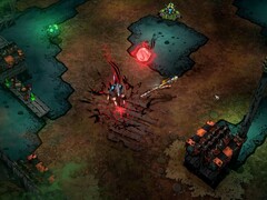 An image showing a battle against enemies in Sworn.