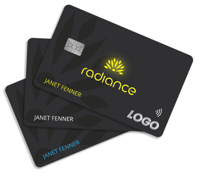Card samples of the Radiance Card. (Image: Sentry Enterprises)