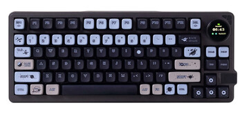 The Gamakay LK75 keyboard comes with a unique space-themed keycap set. (Image source: Gamakay)