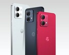 Motorola sells the Moto G84 5G in three colour options at launch. (Image source: Motorola)