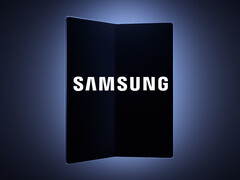 So far, Samsung has only shared a silhouette of a future Galaxy foldable. (Image source: Samsung - edited)