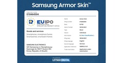 One of Samsung&#039;s latest trademark applications. (Source: EUIPO via LetsGoDigital)