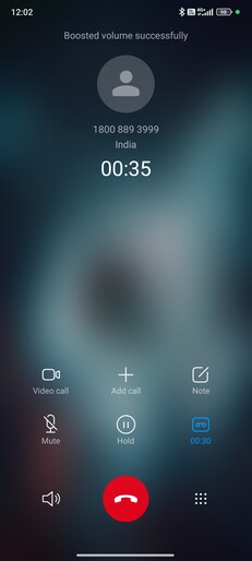 Call screen