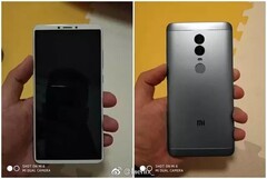 Photos of what is claimed to be the Xiaomi Redmi Note 5. (Source: Weibo)