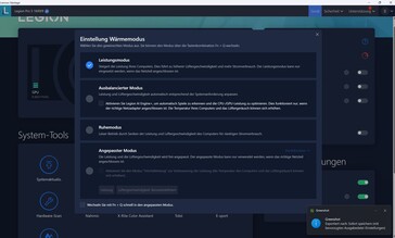The performance profiles