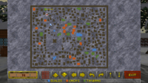 The maps (like this mid-sized city) are larger than those in some modern games.