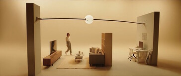 Can be installed with flexible rail configurations (image source: product video screenshot)