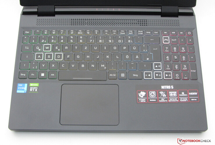 Input devices of the Nitro 5