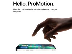 Developers apparently can&#039;t run animations in their iOS apps at 120Hz on the iPhone 13 Pro and iPhone 13 Pro Max (Image: Apple)