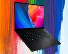 The Asus ProArt P16 has a full-sized SD card slot. (Image source: Asus/Best Buy, Unsplash, edited)
