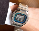The Casio G-Shock GMWB5000PC-1 has multicolored accents on the indicators and frame. (Image source: Casio)