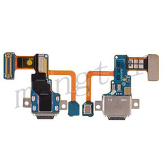 Galaxy Note 9 charging port with flex cable and mic. (Source: Mengtor)