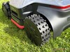 Rear tires with tread pattern