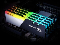 G.Skill Trident Z Neo Series DDR4 RAM installed in motherboard (Image source: G.Skill with edits)