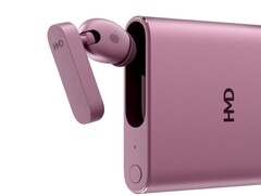The HMD Amped Buds have a slim case that doubles as a power bank. (Image source: HMD)