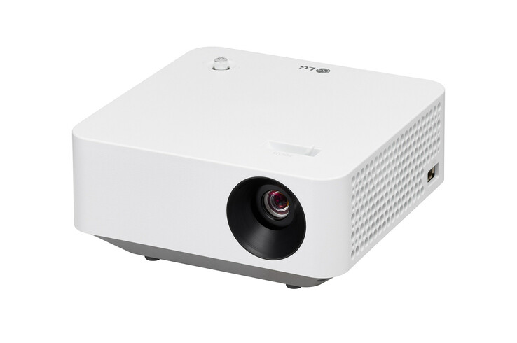 The LG PF510Q CineBeam Smart Portable Projector. (Image source: Apple)