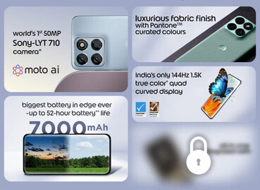 Newly revealed core specs of Motorola Edge 70 Fusion